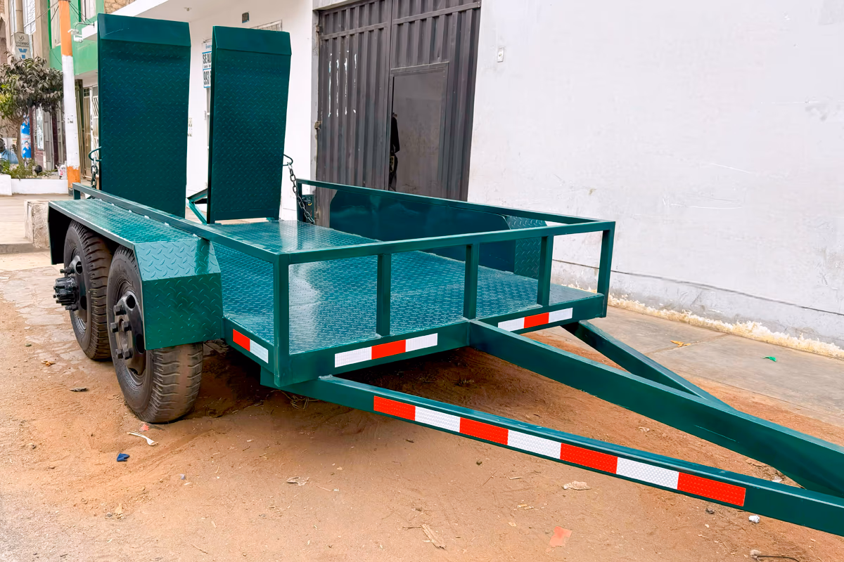 Remolque para elevador tijera