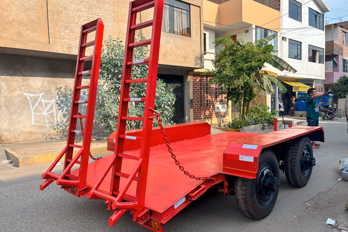 Remolque para montacarga